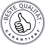 Siegel „Beste Qualität garantiert“